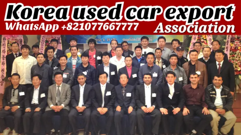 Members of the used car export association together