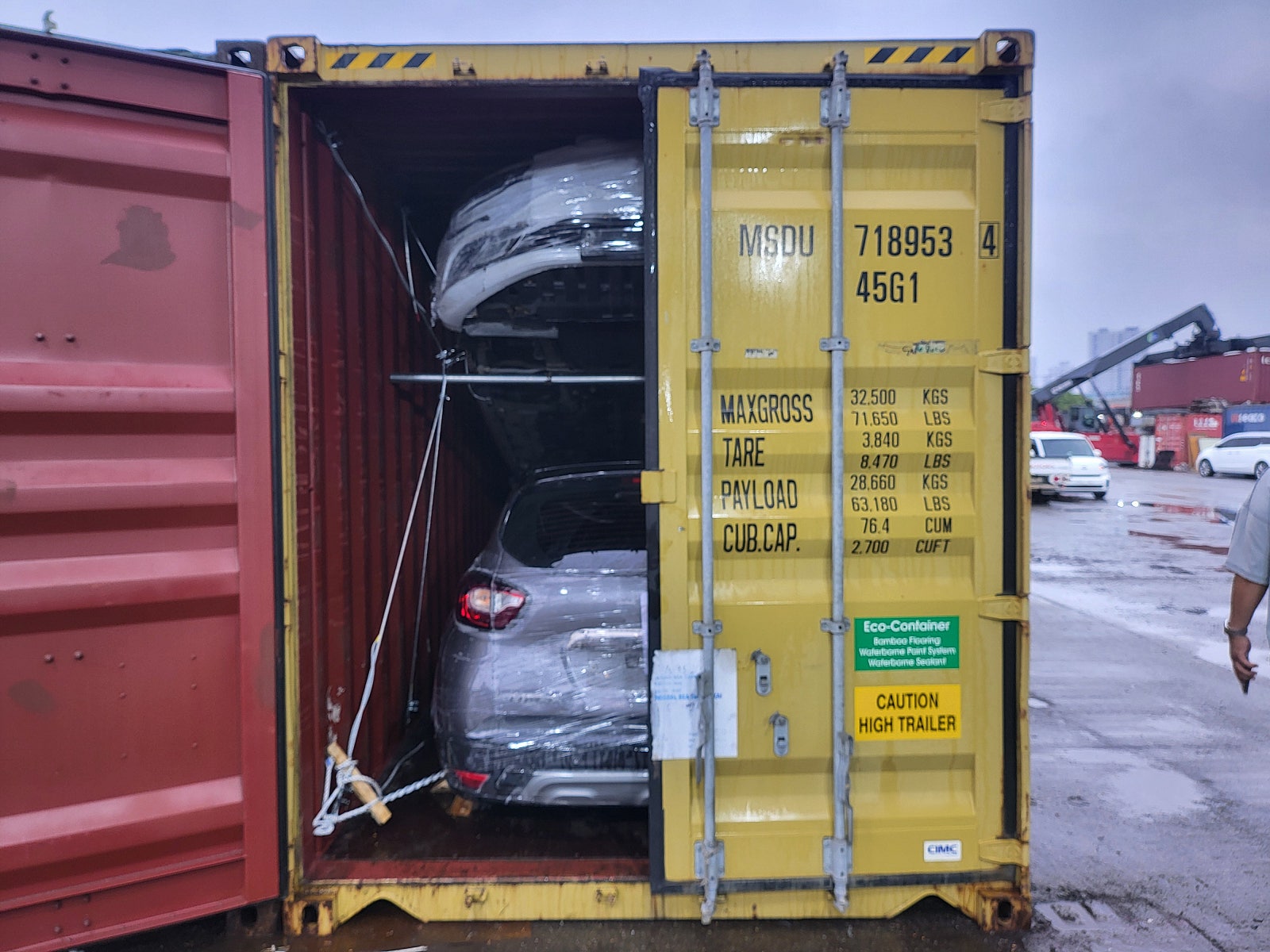 Korea Used Car Export Shoring Log image 14