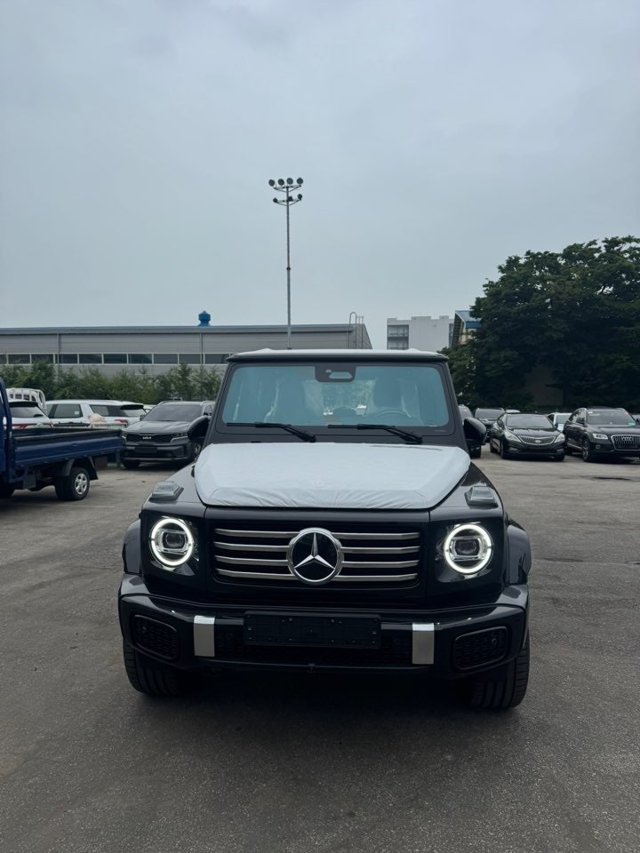 Mercedes-Benz G450d — 黑色 — 作业区车辆正面